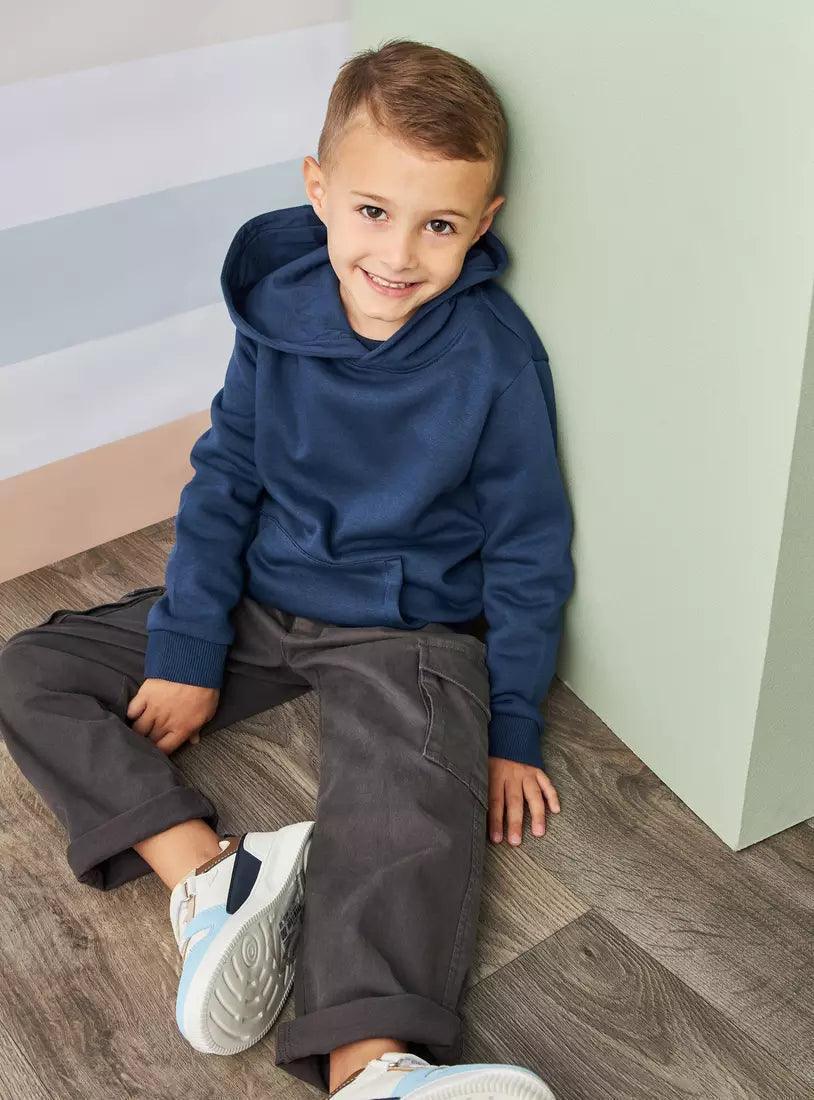 MAX FASHION Plain Hooded Sweatshirt - SMgarment's