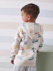 MAX FASHION Print Hoodie with Kangaroo Pocket - SMgarment's