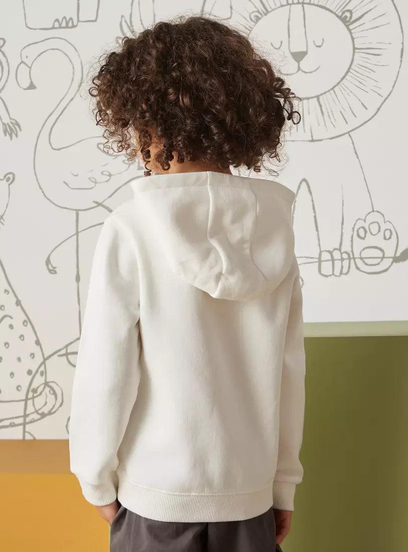 MAX FASHION Skater Print Hooded Sweatshirt - SMgarment's