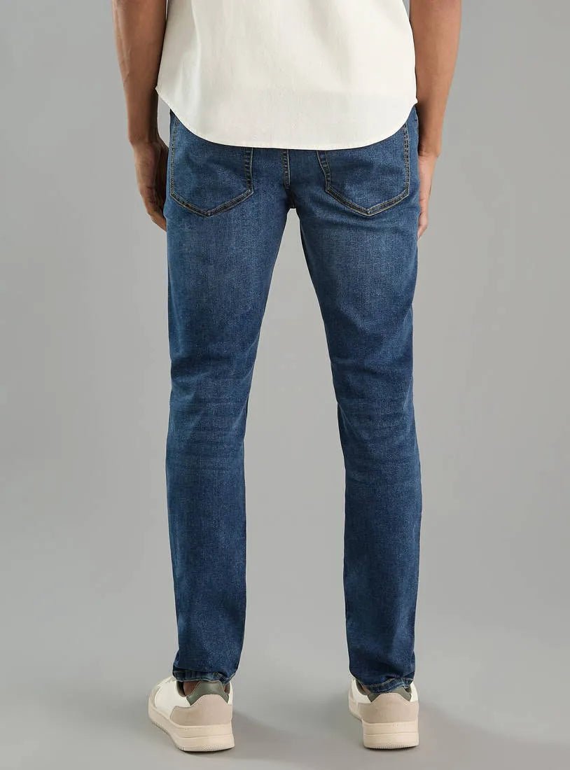 MAX FASHION Skinny Fit Constructed Jeans - Smgarment's