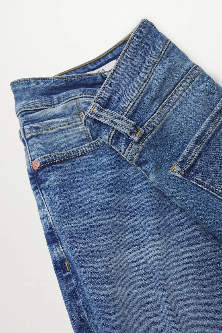 Medium waist Crop skinny Isa jeans - SMgarment's