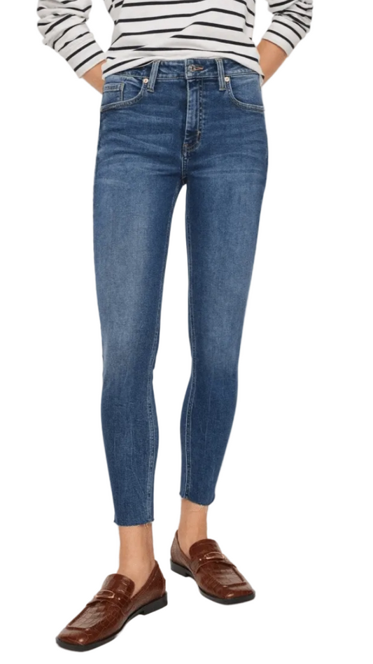 Medium waist Crop skinny Isa jeans - Smgarment's