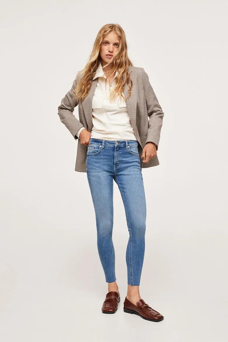 Medium waist Crop skinny Isa jeans - SMgarment's