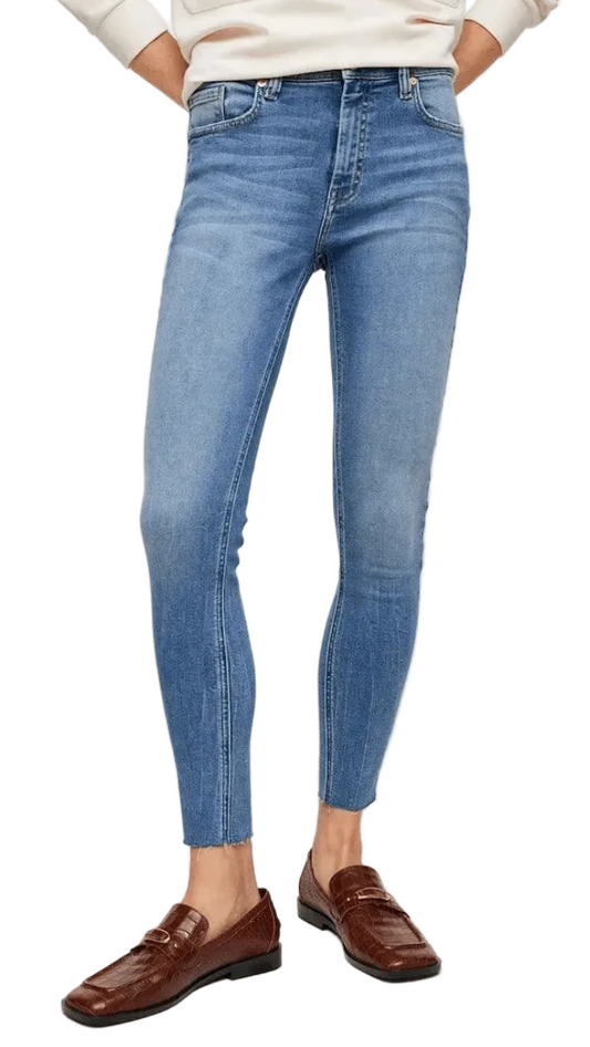 Medium waist Crop skinny Isa jeans - Smgarment's