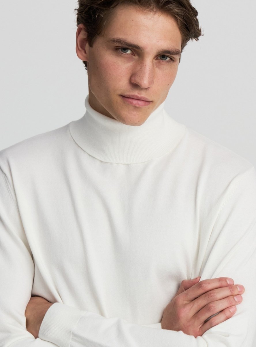 MENS BASIC HIGHNECK SWEATER - Smgarment's