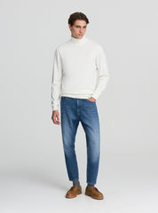 MENS BASIC HIGHNECK SWEATER - Smgarment's