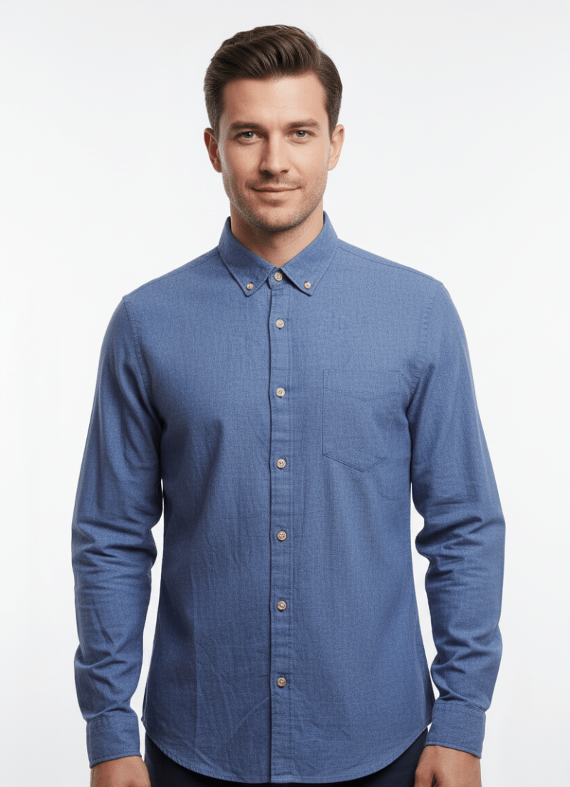 MENS BASIC SLIM FIT SHIRT - Smgarment's