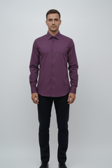 MENS BASIC SLIM FIT SHIRT - Smgarment's
