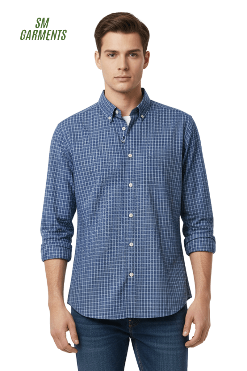 MENS CHECKED SHIRT - Smgarment's