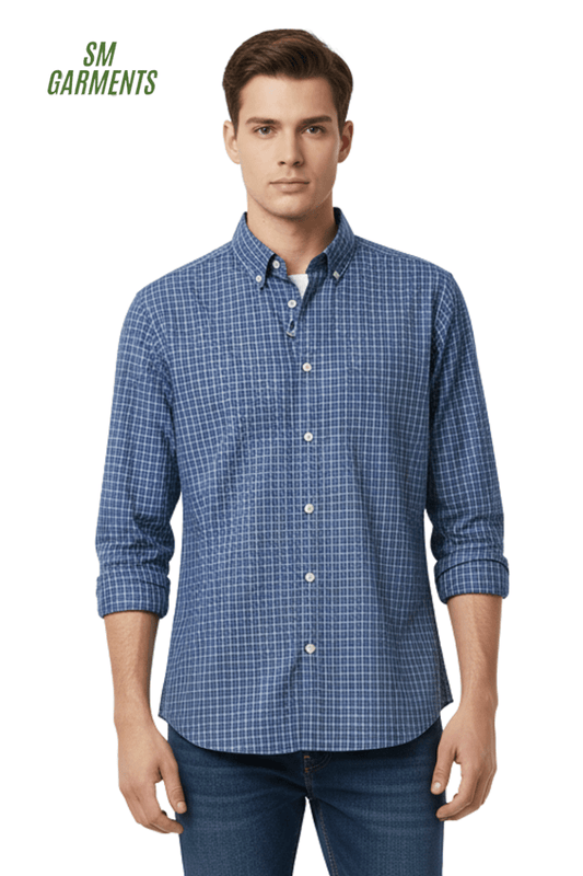 MENS CHECKED SHIRT - Smgarment's