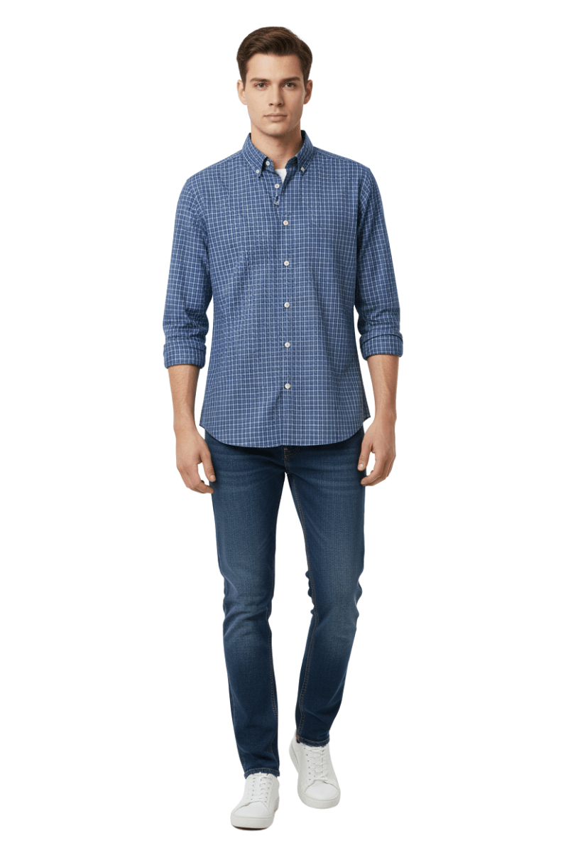 MENS CHECKED SHIRT - Smgarment's