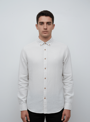 MENS CUSTOM FIT LINEN SHIRT - Smgarment's