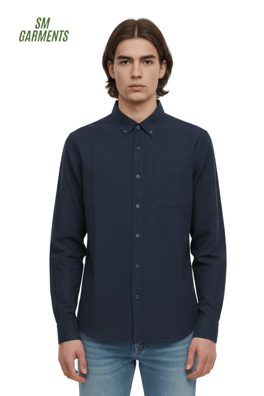 MENS PLAIN REGULAR FIT SHIRT - Smgarment's