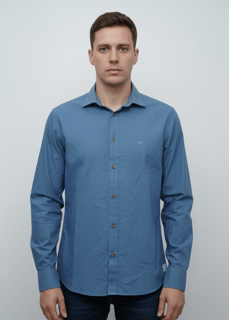 MENS PLAIN SLIM FIT SHIRT - Smgarment's