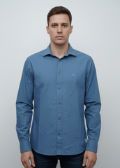 MENS PLAIN SLIM FIT SHIRT - Smgarment's
