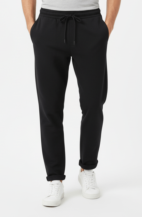 MENS PLAIN TROUSER (BLACK) - Smgarment's