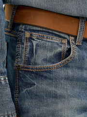 Men's Retro® Slim Fit Straight Leg Jeans - Smgarment's