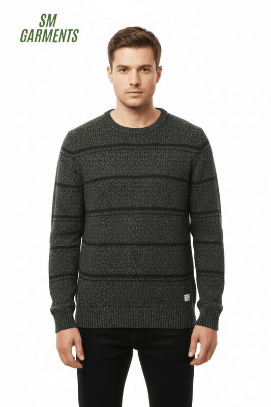 MENS STRIPES SWEATER - Smgarment's