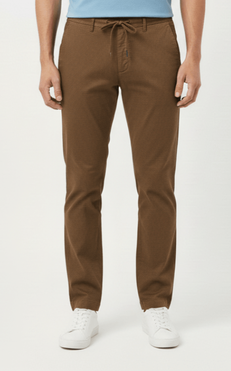 MENS TEXTURED COTTON TROUSER PANT - Smgarment's