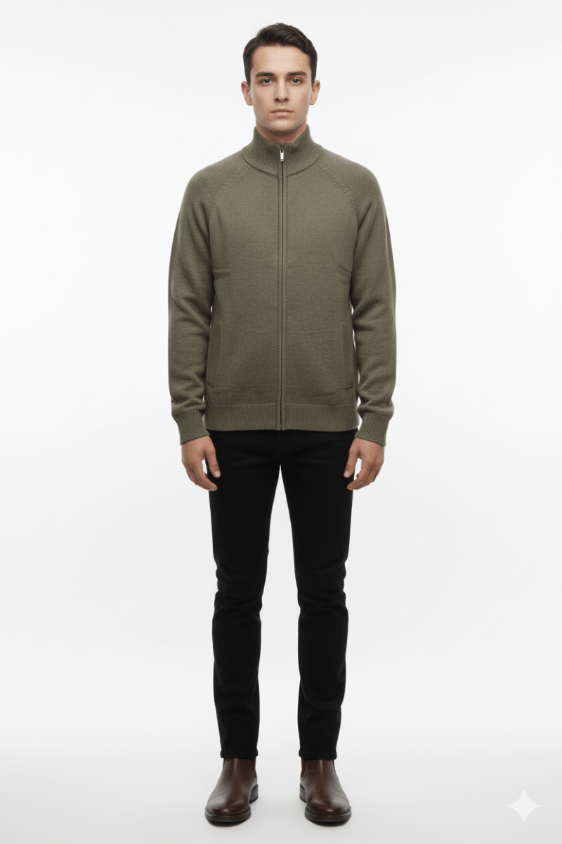 MENS ZIPPER SWEATER - Smgarment's