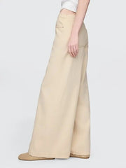 Mid Rise UltraSoft Denim Stripe Baggy Jeans - Smgarment's