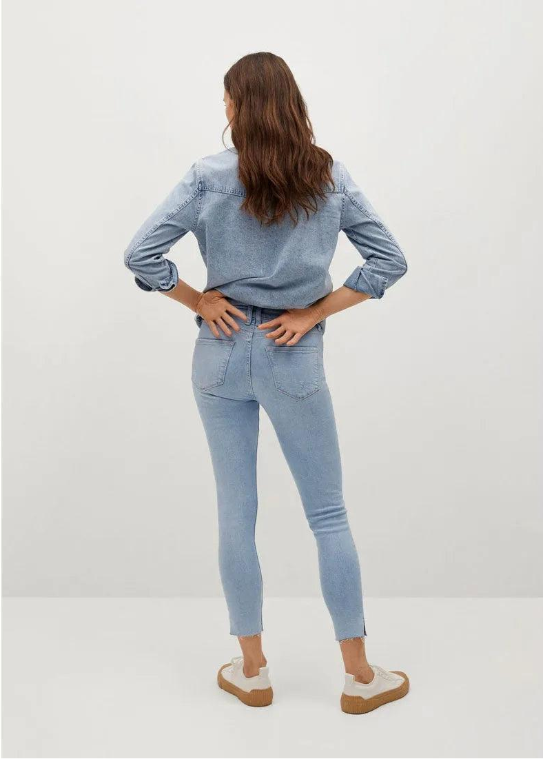 Mid waist Crop skinny Isa jeans - SMgarment's