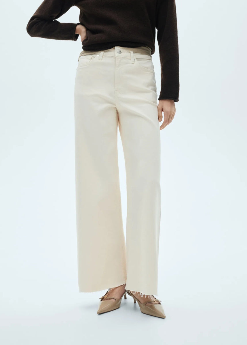 Mid waist culotte jeans - Smgarment's