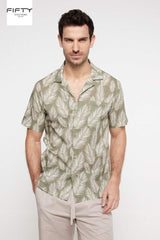 Milano Printed Slub Shirt - SMgarment's