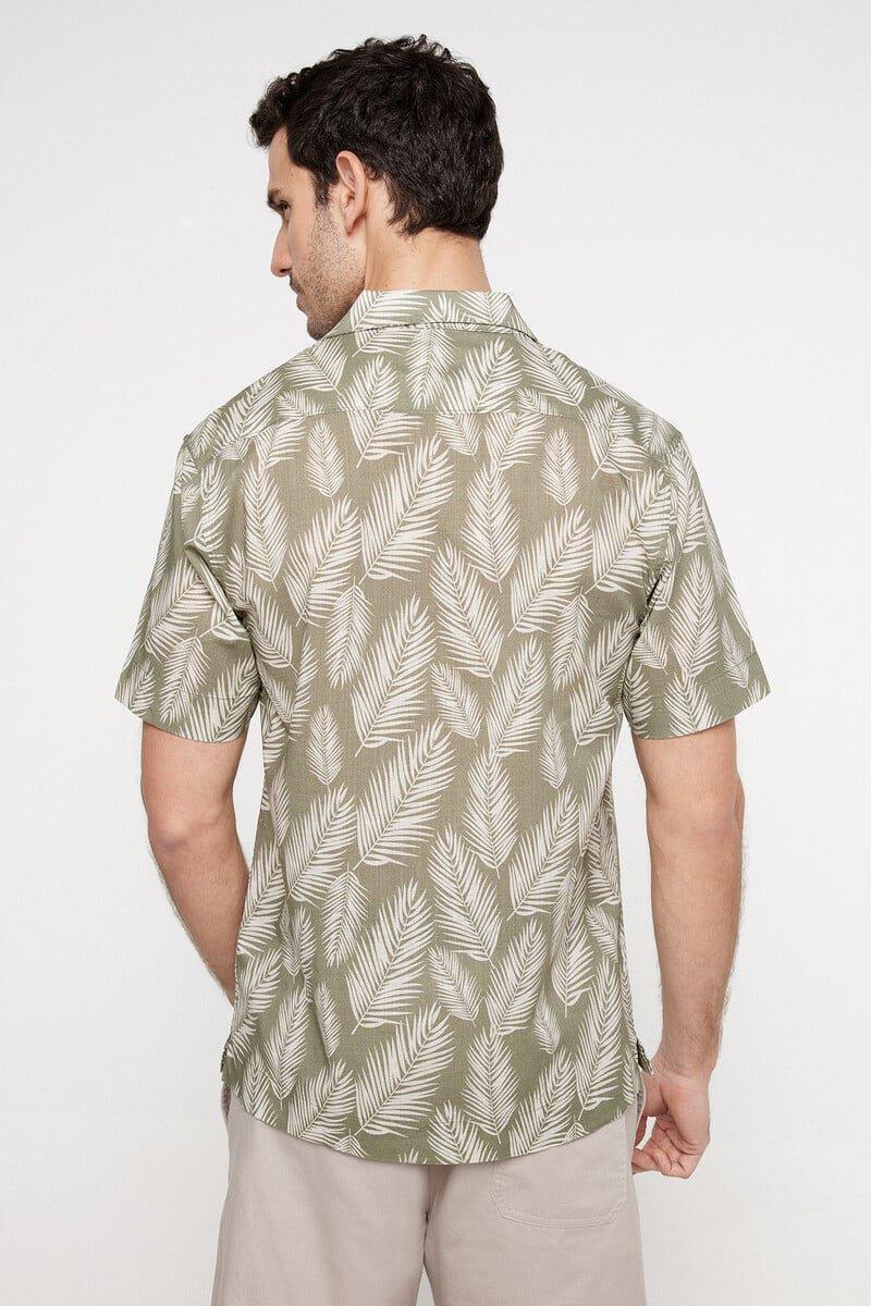Milano Printed Slub Shirt - SMgarment's