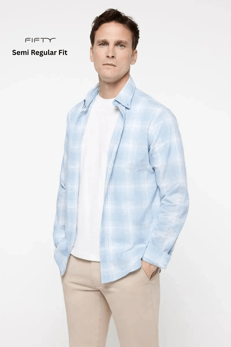 Milano Slub Plaid Shirt - Smgarment's