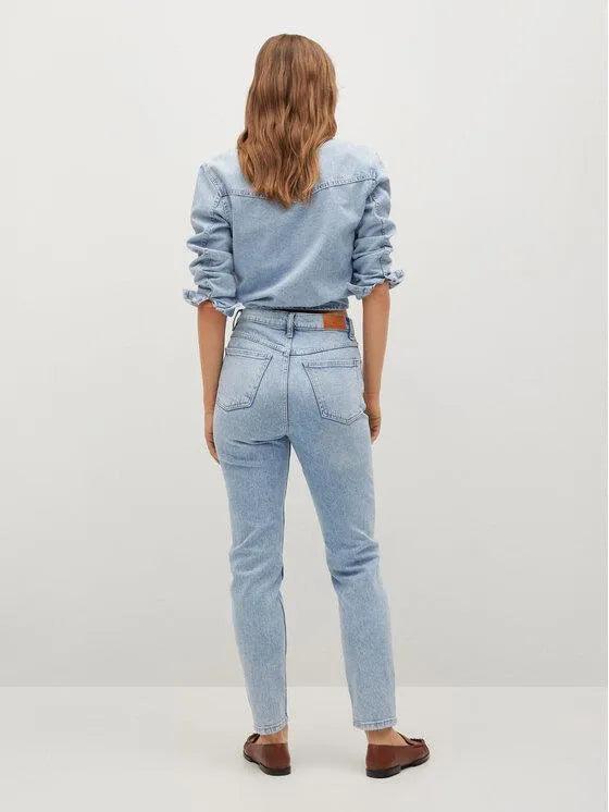 Mom elastic jeans - Women - SMgarment's