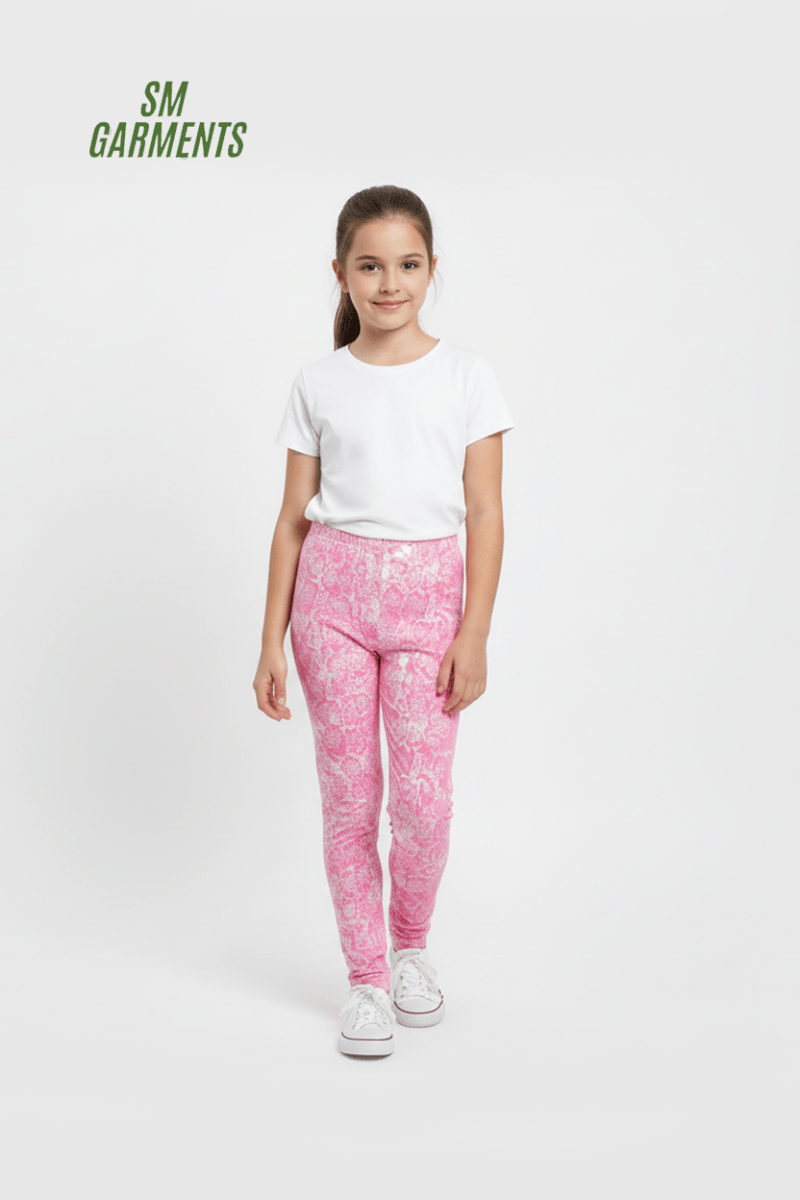M&S Girls’ Coral Snake Print Leggings - Smgarment's