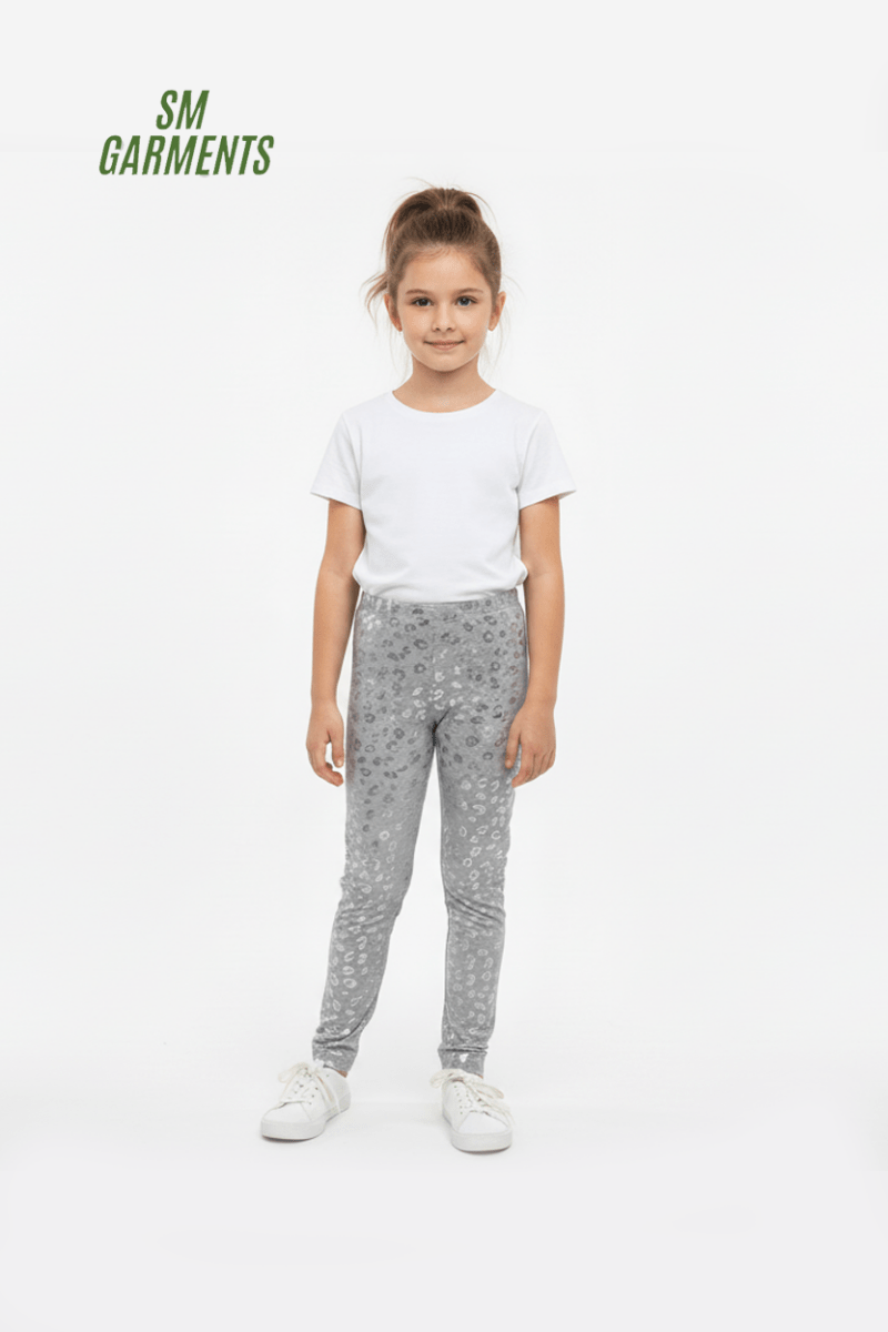 M&S GIRLS PRINTED LEGGINGS - Smgarment's
