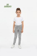 M&S GIRLS PRINTED LEGGINGS - Smgarment's
