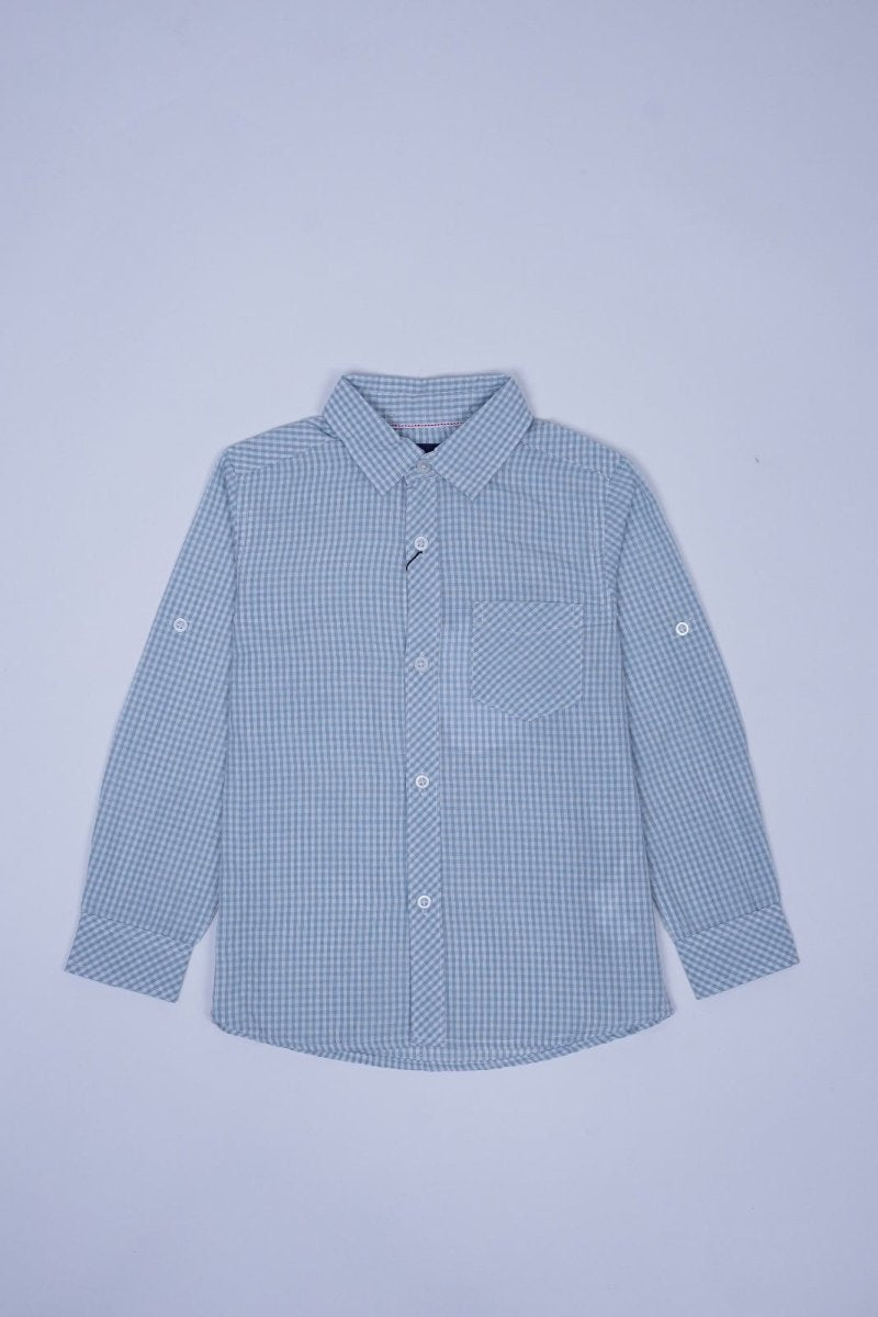MY CHICCO KIDS CHECK SHIRT WITH POCKET - Smgarment's