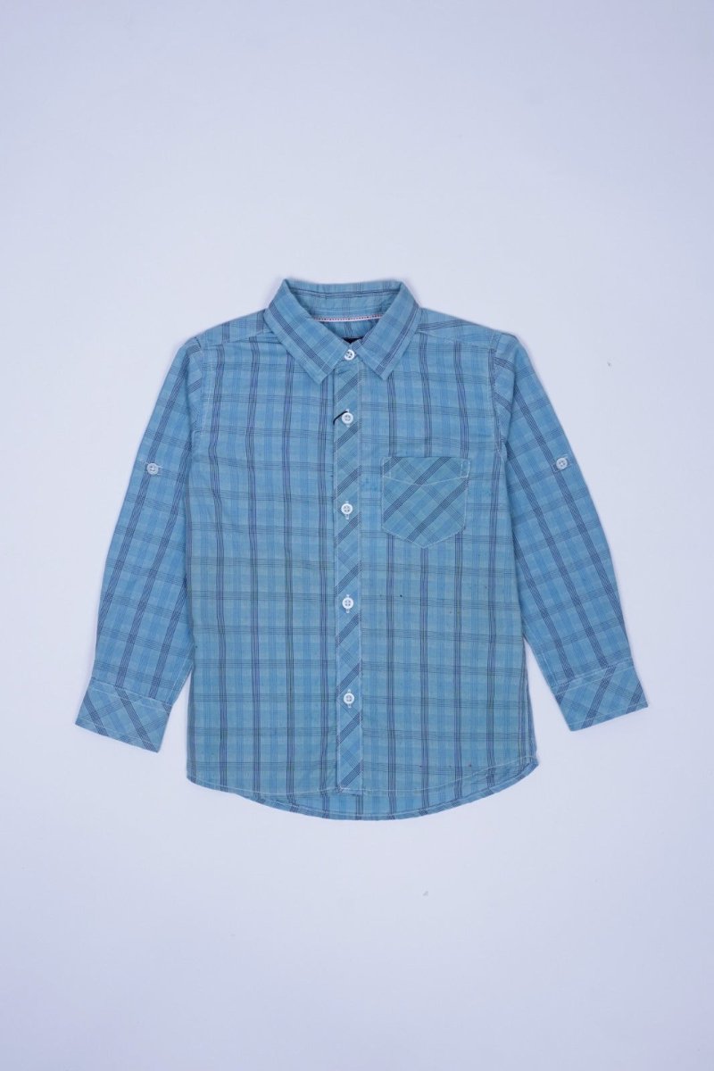 MY CHICCO KIDS CHECK SHIRT WITH POCKET - Smgarment's