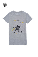 My Favorite Girls' Grey “Everything with a Dream” Star Graphic Tee - Smgarment's