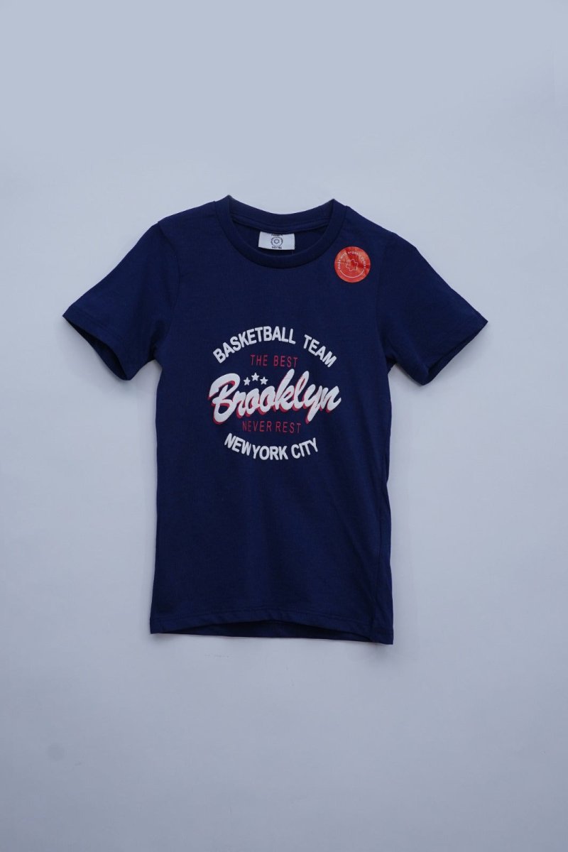 Name it Basket Ball Front Printed Boys T-Shirt - Smgarment's