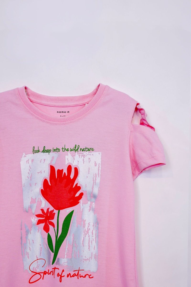 Name it GIRLS COTTON T - SHIRT - Smgarment's
