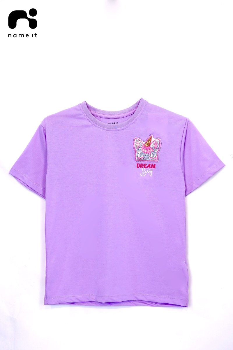 Name it GIRLS COTTON T - SHIRT - Smgarment's