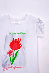 Name it GIRLS COTTON T - SHIRT - Smgarment's
