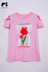 Name it GIRLS COTTON T - SHIRT - Smgarment's