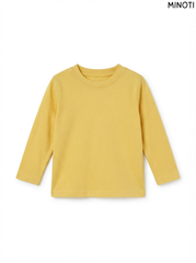 Imported Girl Solid Mustard Crewneck Tee