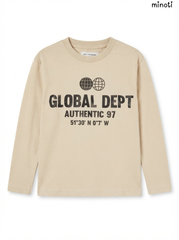 Imported Girls Graphic Coordinates Long-Sleeve Tee