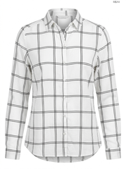 H&M Windowpane Check Long-Sleeve Shirt