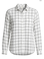 H&M Windowpane Check Long-Sleeve Shirt