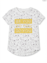 NAME IT Girls Slogan Short-Sleeve T-Shirt