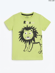 COOL CLUB Boys Lion Graphic Short-Sleeve T-Shirt
