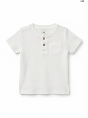 C&A Baby Boys Henley Short-Sleeve T-Shirt