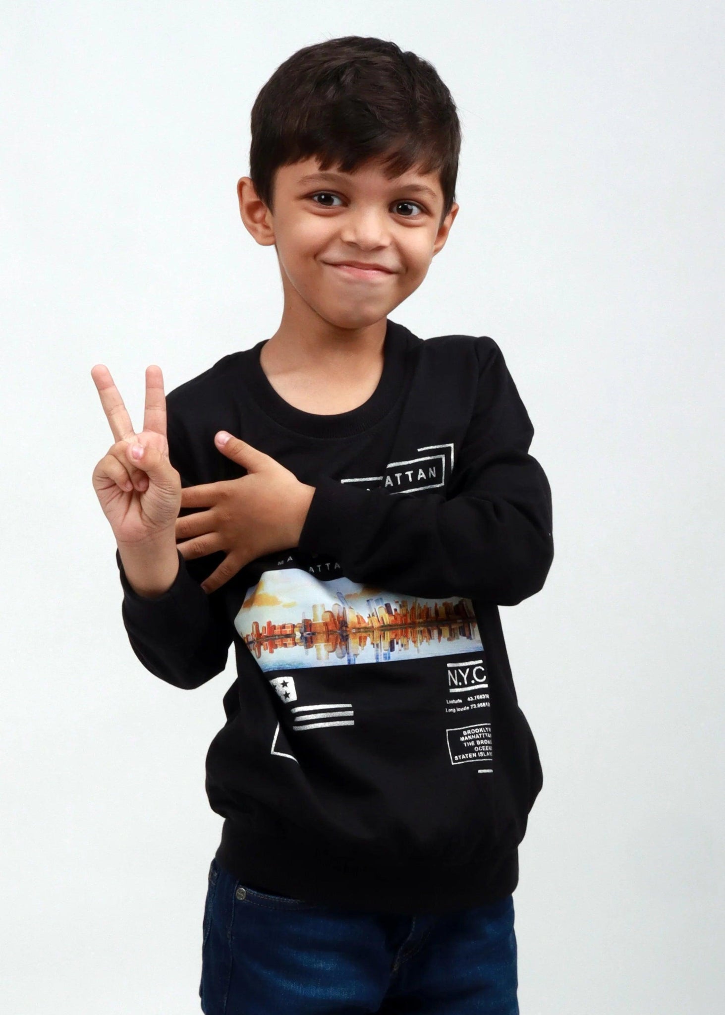 NEXT BLACK NEW YORK PRINTED SWEATSHIRT - SMgarment's